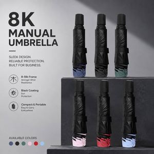 Parapluies UV OEM de haute qualité en gros pour cadeaux promotionnels d'entreprise, ouverture manuelle, parapluie personnalisé 8K avec LOGO, protection UV - Product Image 2