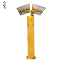 Radar de surveillance routière intelligent, moniteurs de sécurité pour passages piétons, signal sonore solaire IP68 pour passages à niveaux