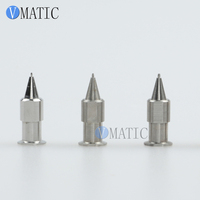 Lot de 5 aiguilles de distribution en acier inoxydable, pointes ultra-fines de 0,1 mm pour une application de colle de précision