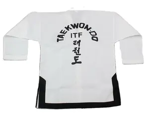 Sample Gratis Verzending Hoge Kwaliteit Training Taekwondo Uniform Itf Taekwondo Dobok Itf Taekwondo Uniform Voor Verkoop