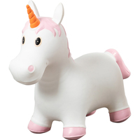 Caballo de juguete inflable de Pvc personalizado para niños pequeños montando Toro unicornio caballo de juguete paseo plástico saltando caballo hinchable saltar animales juguetes para niños