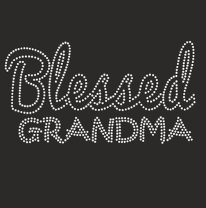 Mới đến sáng bóng sửa chữa nóng Rhinestone Motif dtf biết ơn thư Jesus truyền nhiệt mẫu miễn phí - Product Image 3