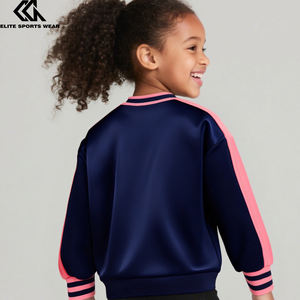 Jeune fille vêtements de <span class=keywords><strong>sport</strong></span> à manches longues col rond sweat Streetwear <span class=keywords><strong>sport</strong></span> pull décontracté - Product Image 5