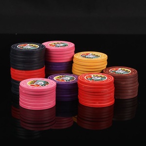 Fichas de Póker de Cerámica de Lujo con Núcleo Metálico, Diseño de Corona, Superficie Lisa, Duraderas, No Tóxicas, Colección Americana Kings <span class=keywords><strong>VIP</strong></span> - Product Image 5