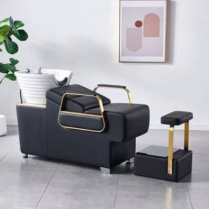Sillón Lavacabezas Negro para Salón y Lavabo Negro - Liquidación Clásica de Sillón Lavacabezas para Salón de Peluquería 2022 - Product Image 2