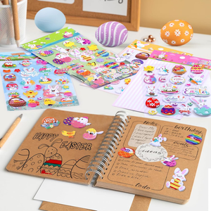 89 Pegatinas de Dibujos Animados de Pascua, Impresión UV, Resistentes al Agua, Lindas Pegatinas 3D para Regalos de Fiesta y Artículos Promocionales - Product Image 3