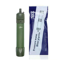 Filtre à eau personnel Wosfer, filtration portable en plein air, solution d'urgence pour la survie, équipement de filtration d'eau pour le camping
