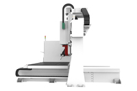 Routeur à portique CNC 5 axes 1212 robuste avec moteur servo CNC, pour la sculpture 3D de mousse EVA et de bois, avec deux tables de travail