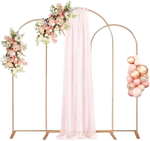 ซุ้มแต่งงานเหล็กสำเร็จรูปสำหรับงานแต่งงานและงานปาร์ตี้ Sparxwizz Engineering DIY ขนาด 2.5 ม. x 2.5 ม. - Product Image 1