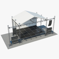 Système de treillis d'éclairage en aluminium léger pour scène, structure sonore carrée à prix avantageux