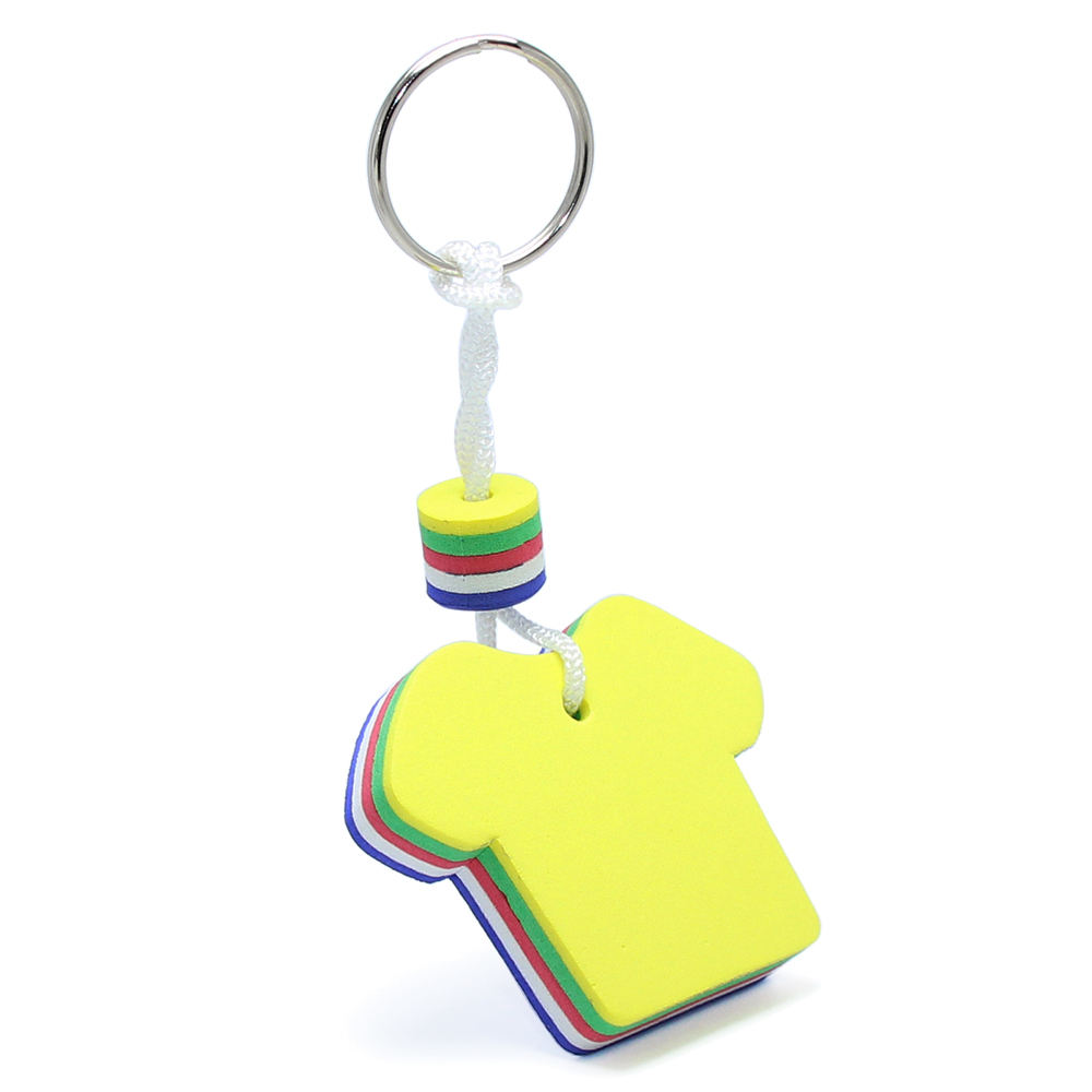 EVA Swimming Gifts Custom Foam Buoyant Bike T-shirt Keychain Water