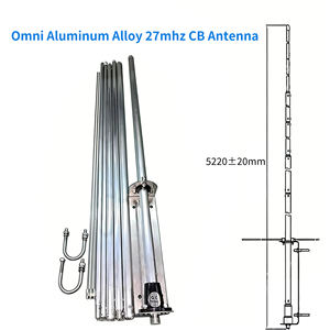 TQZ-JS-3.5-27V-1N OEM Наружная всенаправленная антенна из алюминиевого сплава 5.2м 3dBi 27МГц <span class=keywords><strong>CB</strong></span> для радиостанций - Product Image 3