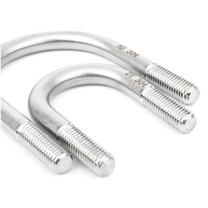 Perno en U estándar 304 316 Acero inoxidable, común, 1/2 "- <span class=keywords><strong>13</strong></span> Tamaño de rosca, 3 21/32 pulgadas ID/diámetro - Product Image 3