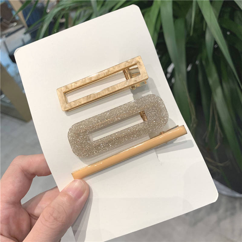 Moda Vintage Acetato Geometrico Fermaglio Per Capelli Forcina - Foto 8