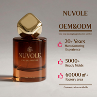 Flacons de parfum vides de luxe, bleus, ronds, 50 ml, flacon de parfum en verre 30 ml, 100 ml, avec emballage boîte et logo personnalisé