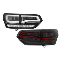 Compatible avec les modèles JEEP Grand Cherokee 2014-2021, ensemble de feux arrière LED fumés pour mise à niveau version américaine et version européenne
