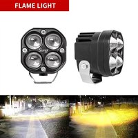 Nouvelle lampe de travail LED 12V 3 pouces 40W 4000 Lm bicolore, phare antibrouillard tout-terrain pour camion, VTT, UTV, moto