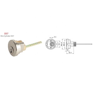 Chất Lượng Cao 60Mm Backset Schlage SC Keyway Kẽm Hợp Kim Rim Khóa Xi Lanh - Product Image 2
