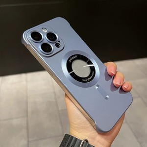 Ốp lưng điện thoại <span class=keywords><strong>iPhone</strong></span> 12 Pro Max 13 14 15 16 Plus siêu mỏng, không viền, tích hợp sạc từ tính, chống trầy xước - Product Image 5