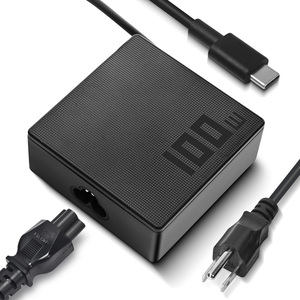 100W USB C máy tính xách tay Sạc phổ Loại C Power <span class=keywords><strong>Adapter</strong></span> với hoán đổi cho nhau lời khuyên cho MacBook Pro Dell XPS 13 HP Spectre - Product Image 1