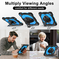 Étui robuste pour enfants avec support rotatif et bandoulière pour iPad A16 11e génération 2025 iPad 10e génération 10.9 2022 Protection robuste OEM ODM