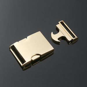 Boucles de ceinture en métal à dégagement latéral en alliage de zinc durables pour sacs à dos noir argent or - Product Image 2