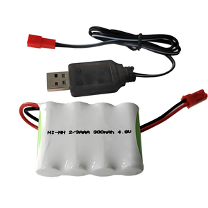 מכונית צעצוע ילדים 2/3aaa 250mah nimh סוללה 300mah 4.8v סוללה - Product Image 1