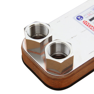 Échangeur de chaleur à plaques brasées en usine pour climatisation, OEM SS304/SS316L, 10 bars, CE/ISO9001/14001, moteur haute performance - Product Image 1