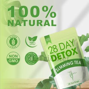 JULONG 공급 OEM/ODM 무료 샘플 타사 테스트 28 일 해독 차 키트 무게, 신진 대사, 에너지에 대한 허브 해독 - Product Image 1