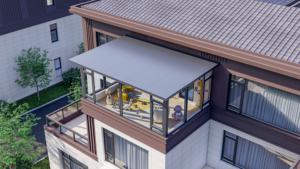 Painéis de Substituição Competitivos para Gazebo, Pavilhão, Toldo, Sunroom com Teto Rígido, Cobertura de Alumínio para Exterior, Uso em Fábricas, Terraços e Parques, Direto da Fábrica - Product Image 2
