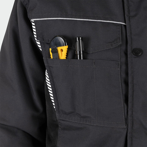 Vestes de sécurité pour hommes, prix de gros direct d'usine OEM Pakistan, haute visibilité, réfléchissantes, pour travaux industriels - Product Image 6