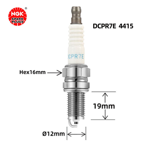หัวเทียนเลเซอร์อิริเดียมแพลตตินัม NGK รุ่น DCPR7E 4415 09482-00448 สำหรับรถยนต์ SGMW Wuling ราคาโรงงาน - Product Image 5