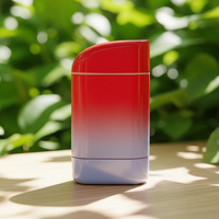 Déodorant en aluminium personnalisable pour la protection de l'environnement, boîte en aluminium, stick déodorant rechargeable et réutilisable