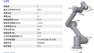 Robot collaboratif 6 axes à faible coût, charge utile de 10 kg, bras robotisé CNC, contrôlé par PLC, moteur et boîte de vitesses de haute précision - Product Image 5
