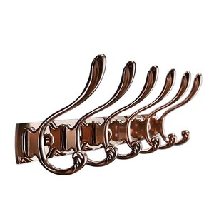 Clothes <b>Hook</b> Rose Gold <b>Coat</b> <b>Hooks</b> Stainless Steel Wall Mounted Modern Minimalist Style For Bedroom Living Room <b>Door</b> <b>Hooks</b> - Product Image 2