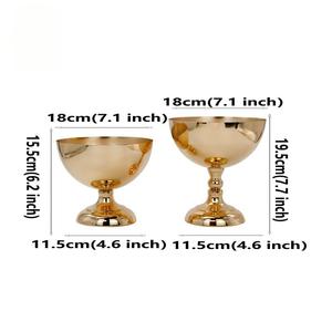 Hot Sell Design <strong>Flower</strong> Stand Table Decoration Centros De Mesa Para Boda Wedding Centerpiece Metal Gold Small <strong>Flower</strong> <strong>Vase</strong> - Product Image 5