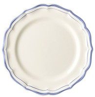 Assiette en céramique de style européen, exquise, élégante et haut de gamme, à bordure coquillage, pour mariage, fête, hôtel, maison, restaurant