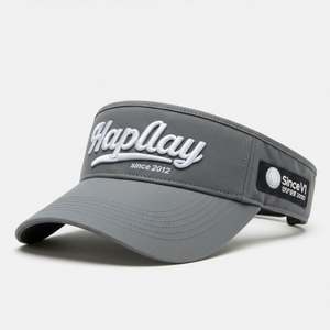 Gorra de Visera Unisex con Logotipo Personalizado Bordado, 100% Algodón, con Impresión Sólida para Deportes, Pesca, Viajes al Aire Libre - Product Image 2