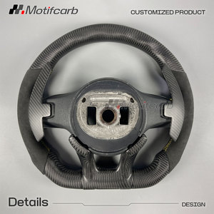 Volante de fibra de carbono mate personalizado para Mercedes-Benz W205 W213 GLS63 CLA45 GT S65 E63 C43 Clase C y G 2015-2023 - Product Image 5