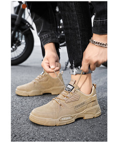 Zapatos de Trabajo para Hombre Primavera 2025, Antideslizantes, Resistentes al Desgaste, Zapatillas Casuales con Forro de Malla para Obras de Construcción y Caminatas - Product Image 5