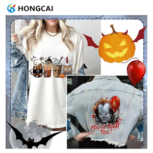 Hongcai 2023 nouveau <span class=keywords><strong>film</strong></span> <span class=keywords><strong>d</strong></span>'<span class=keywords><strong>horreur</strong></span> halloween tueur sérigraphie transferts autocollants imprimer dtf transfert halloween conceptions pour vêtements - Product Image 4