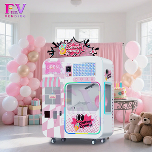 Hot bán đầy đủ tự động kẹo bông Máy kẹo bông Máy bán hàng tự động với đồng xu và thẻ tín dụng hệ thống thanh toán hàng đầu người bán - Product Image 5