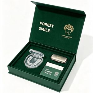 FX Custom Flap <b>Lid</b> Dental Aligner Packaging <b>Box</b> Magnetic Closure Paper <b>Gift</b> <b>Box</b> for Orthodontic Clinic Supplies - Product Image 1