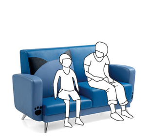 उच्च वापस अस्पताल स्वागत सोफे अच्छी गुणवत्ता इंतजार कर सोफे बड़े स्वागत कुर्सी - Product Image 1