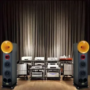 Altavoz de Suelo AB-075 HIFI Dual de 12 Pulgadas, Altavoz de Tres Vías con Doble Bajo, Altavoz Pasivo de Audio de Alta Fidelidad, 150W 8Ohm - Product Image 2