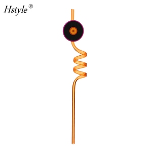 24 Pajitas Musicales para Niños, Artículos para Fiestas de Cumpleaños de Rock and Roll, Recuerdos de PVC, 8 Estilos de Pajitas con Temática Musical HS1124 - Product Image 5