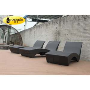 King-tumbona de mimbre para exteriores, cama de Sol para Patio, venta al por mayor - Product Image 3