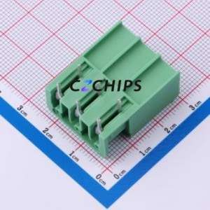 1804807 Plug-in Terminal Block P=7.62mm Connector ( Pitch: 7.62mm )( Color: Green )( Mounting Type: Straight Pin ) - Product Image 2