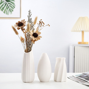Nordic Style Ceramic <b>Vase</b> <b>Set</b> With Coordinated Design for Living Room Showroom Decoration Housewarming Wedding Gift Giving - Product Image 3
