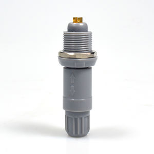 Konektor konektor Push-Pull berkait, konektor soket 2 Pin PAG + PKG 2 P 302.CLL dengan kabel - Product Image 4